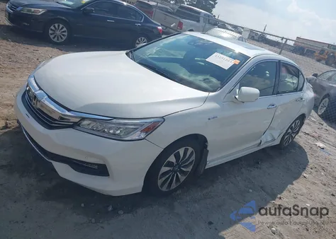 2017 Honda Accord Hybrid Touring из США, поврежденный, VIN JHMCR6F77HC025111